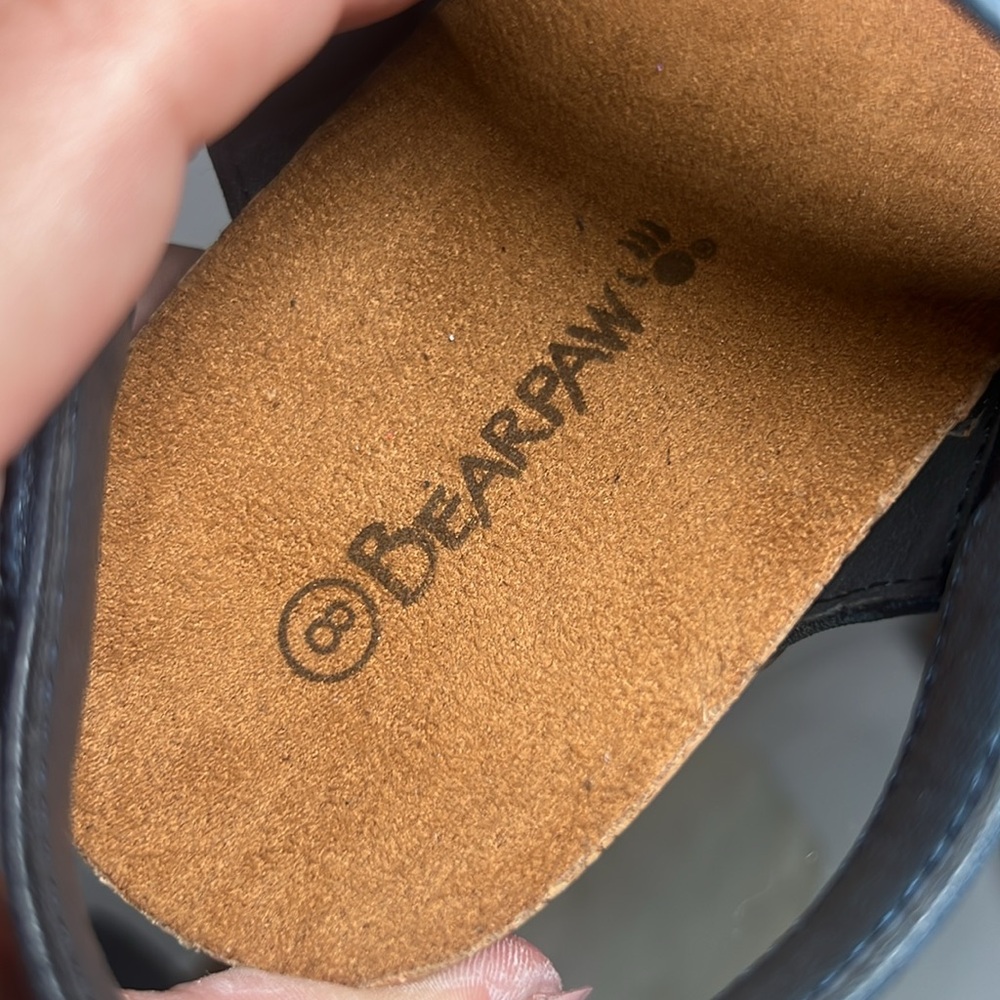 Bearpaw Emerson Slingback Sandals, Navy Blue, Sizes 8 NWT - Picture 8 of 9
